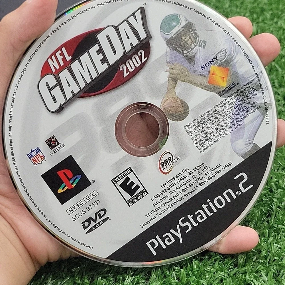 NFL Gameday 2002‎ Video Game for PS2 Sony Playstation 2 with Manual